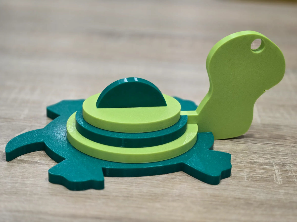 Puzzle éducatif Montessori de la tortue - Bébé Print