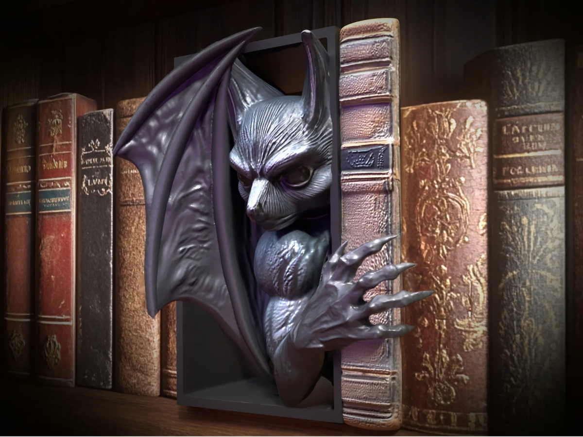 Nichoir à livre de chauve-souris - Maquette Print
