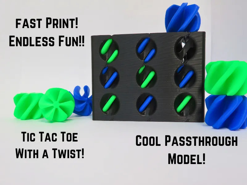 Tic-Tac-Toe avec un Twist (Un peu de changement) - Jeux Print