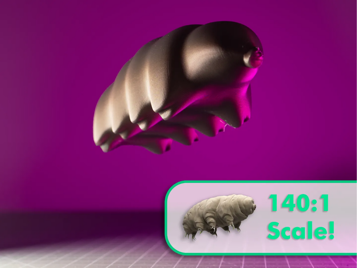 Vase en Spirale Mode Ours d'Eau ! (Tardigrade) - Maison Print
