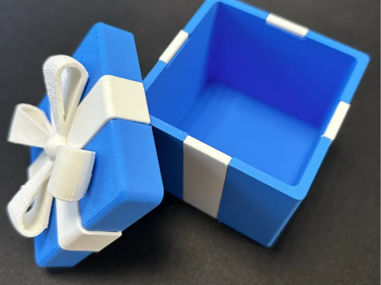 Boîte Cadeau Noël Présent Geschenkbox 54x54 - Cadeau Print