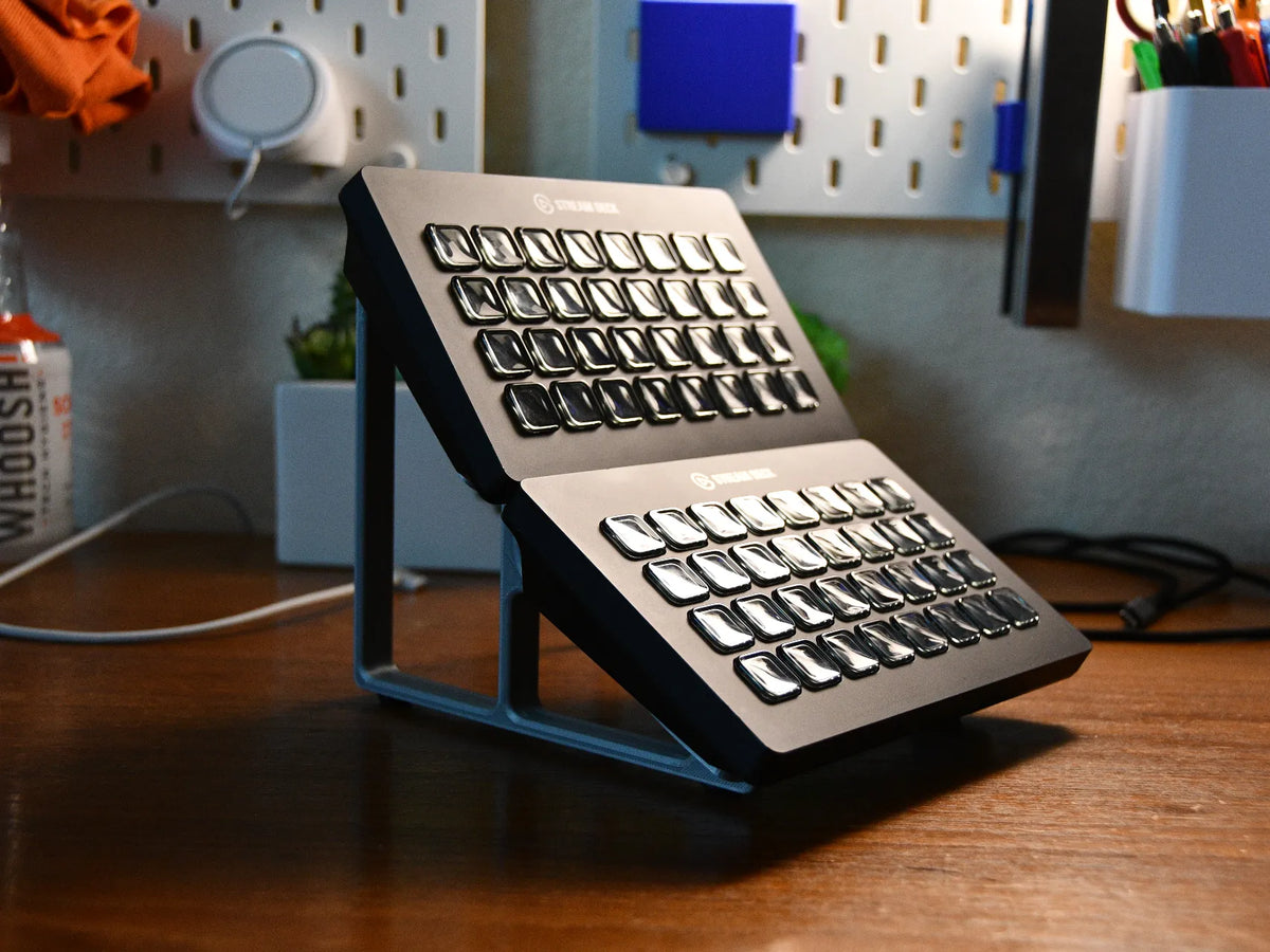 Support double Elgato Stream Deck XL à angle - Tech Print