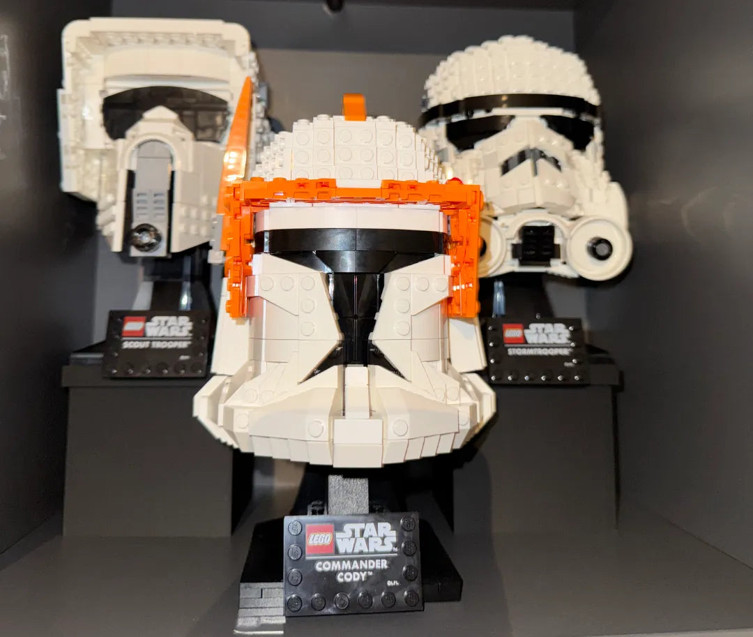 Casque Star Wars en briques de construction (Socle) - Cosplay Print