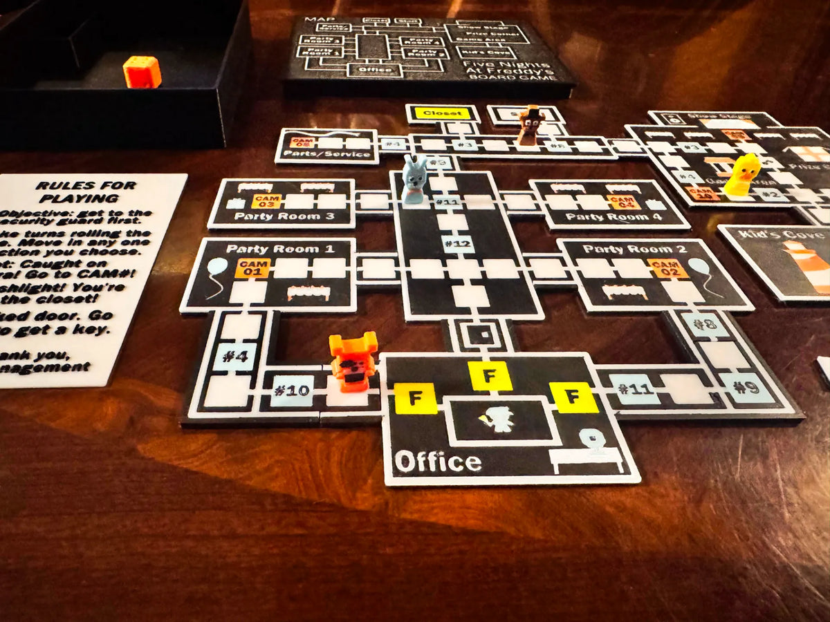 Cinq nuits chez Freddy : Jeu de société complet - Jeux Print