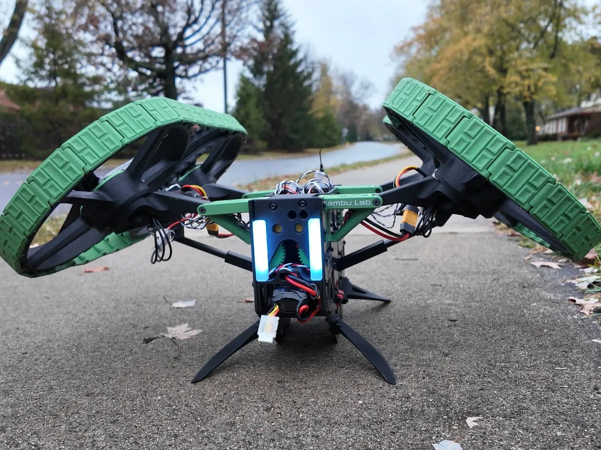Quadrirotor en transformation - Tech Print