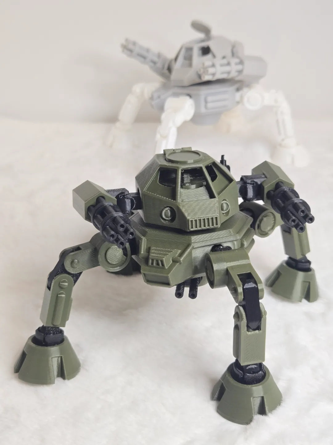 Mecha de guerre Gatling - Figurine Print