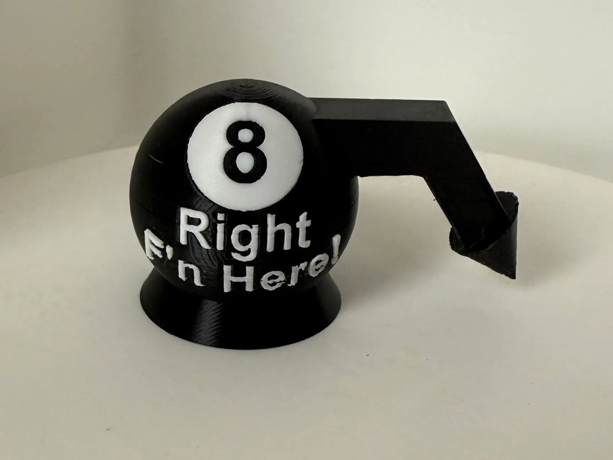 Marqueur de poche "Right F'n Here" pour 8-Ball APA - Sport Print