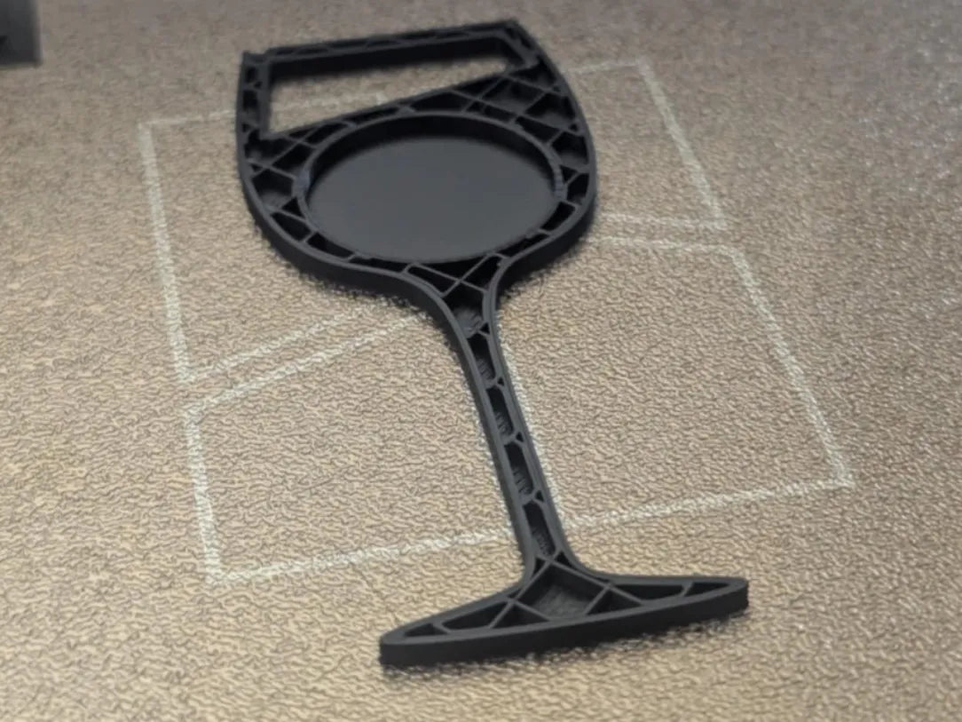 Verre de vin - porte-clés avec emplacement NFC - NFC Print