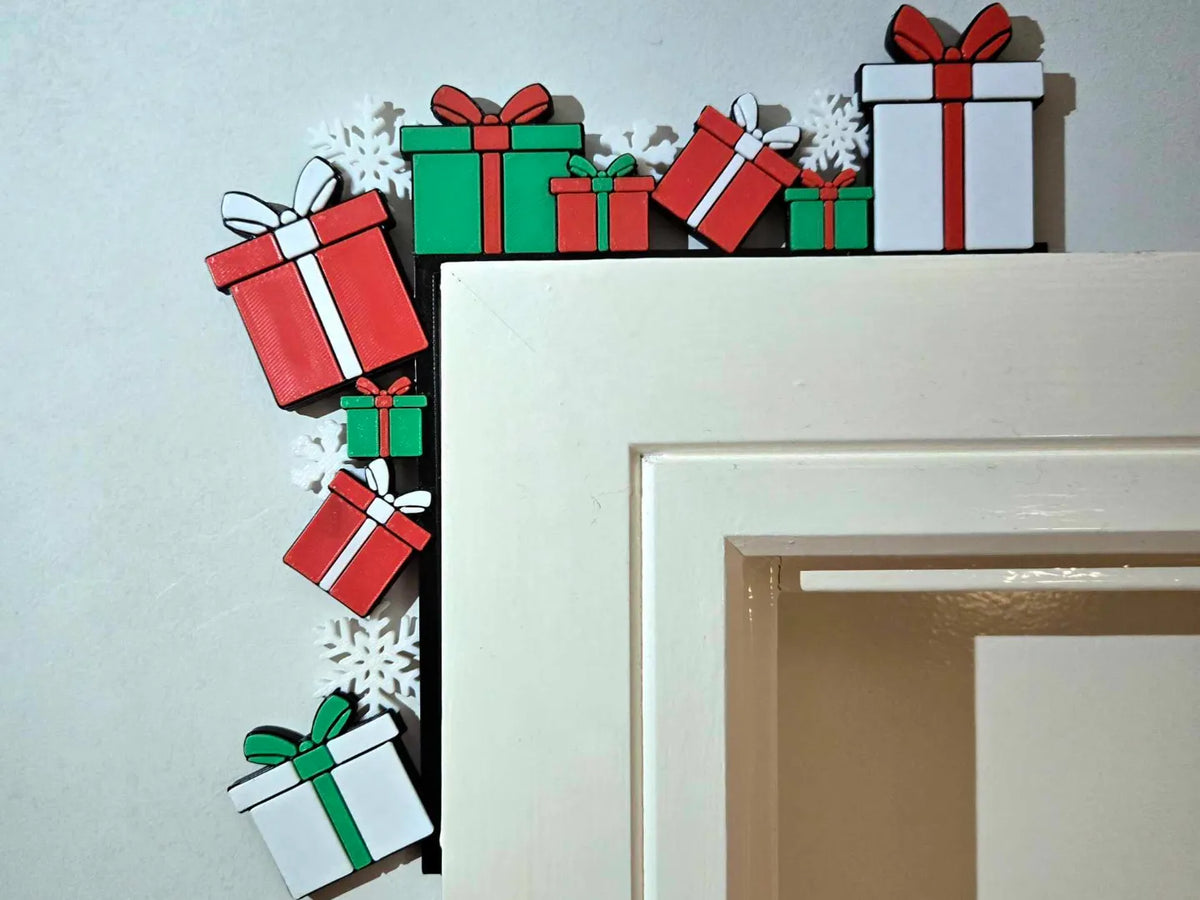 Décoration de coin de porte pour cadeau de Noël - Fêtes Print