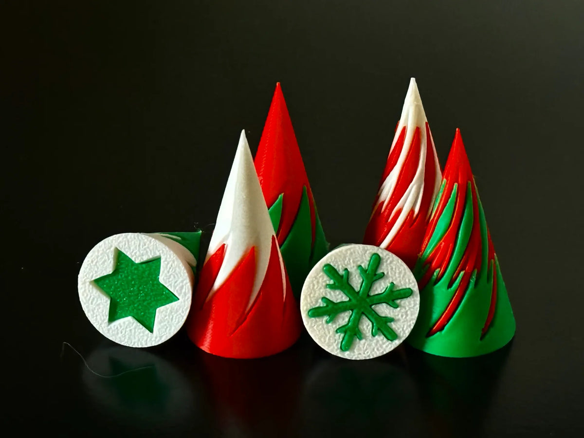 Mini Sapins de Noël Passe-Partout Mignons - Fêtes Print