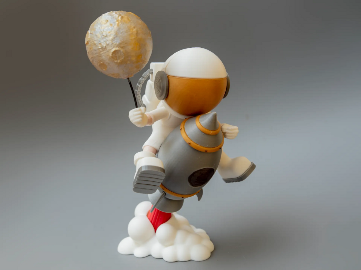 Explorateur spatial mignon - Petit astronaute - Science Print