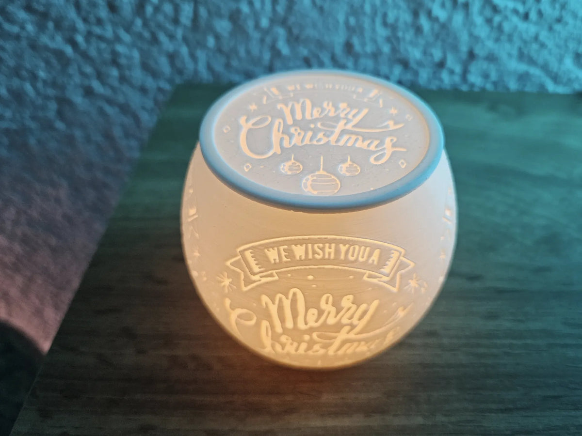 Bougie chauffe-plat Joyeux Noël - Cadeau Print