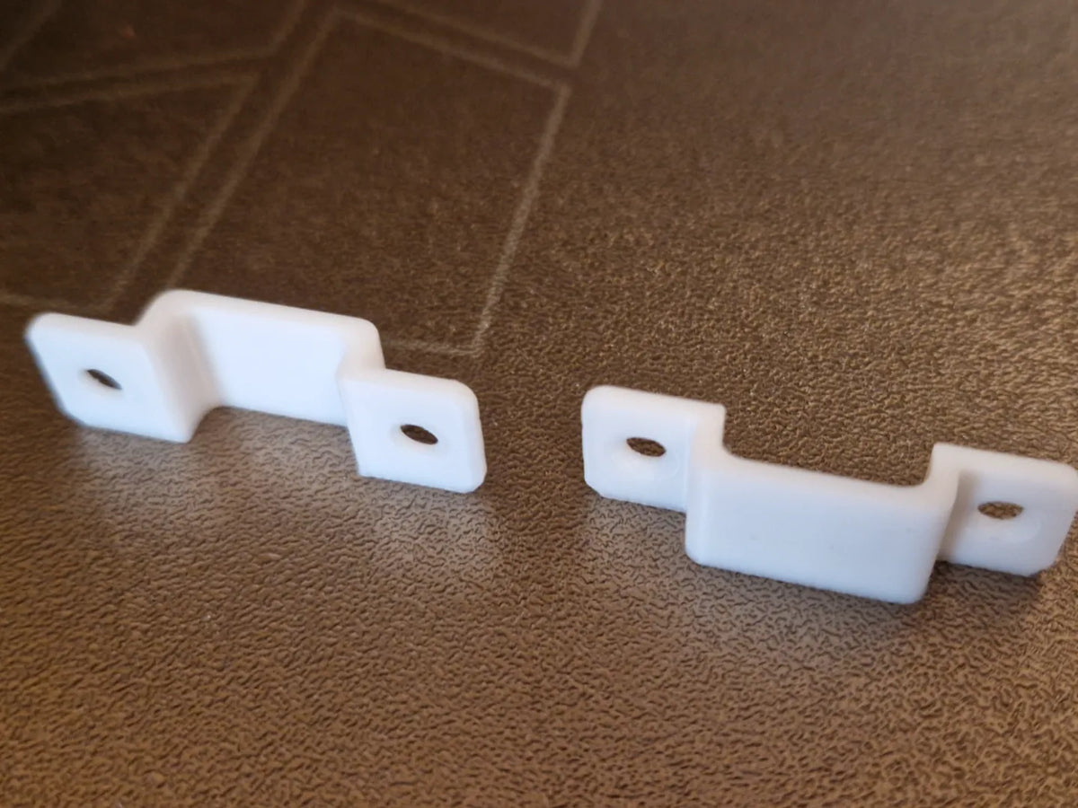 Clips de fixation pour bandeaux LED (moins de 2g chacun) - Lumière Print