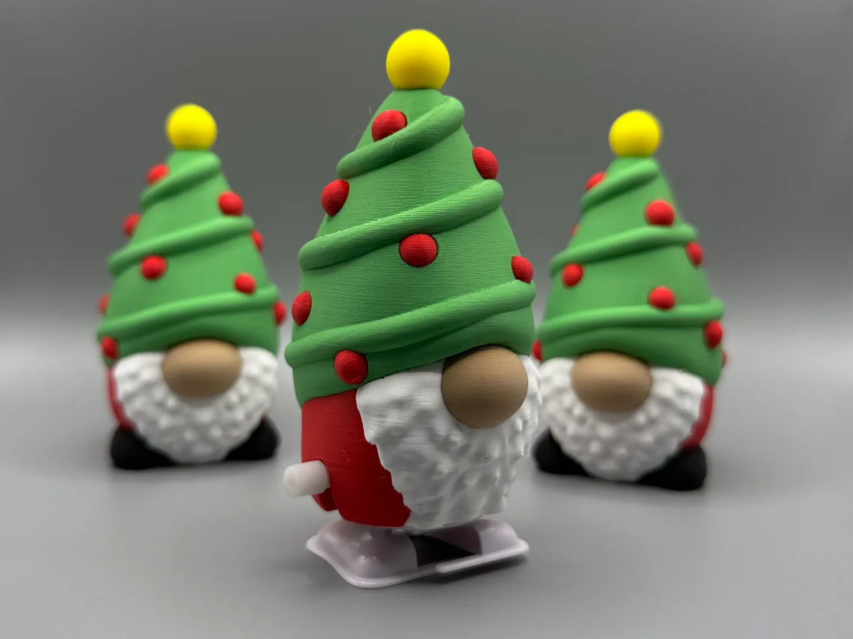 Gnome de l'Arbre de Noël - Figurine Print