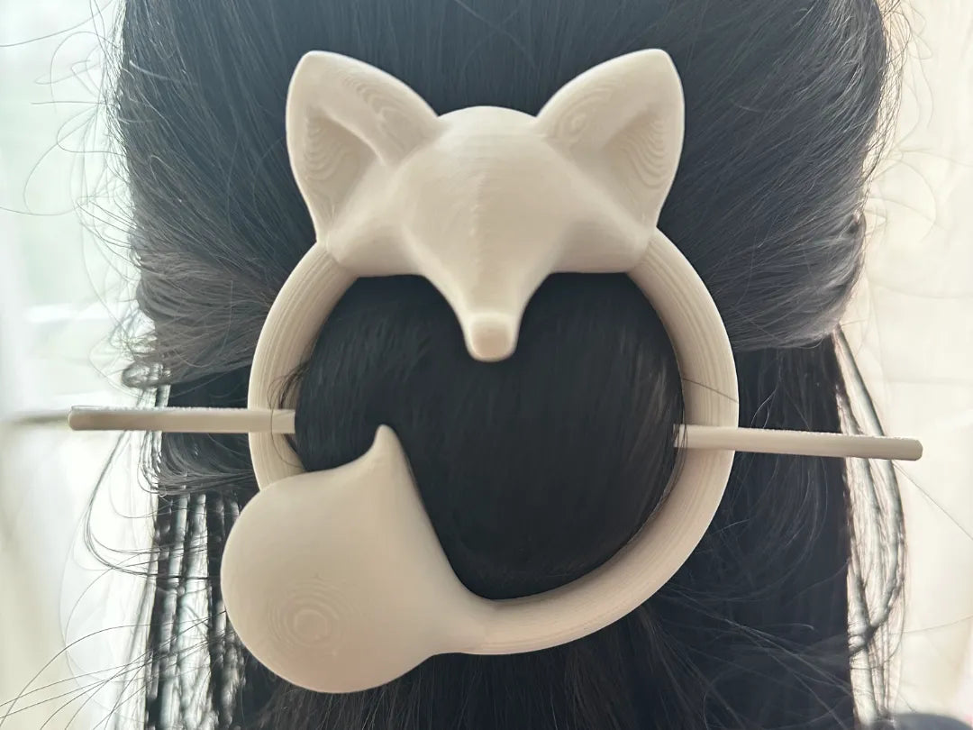 Épingle à cheveux renard féérique - Bijoux Print