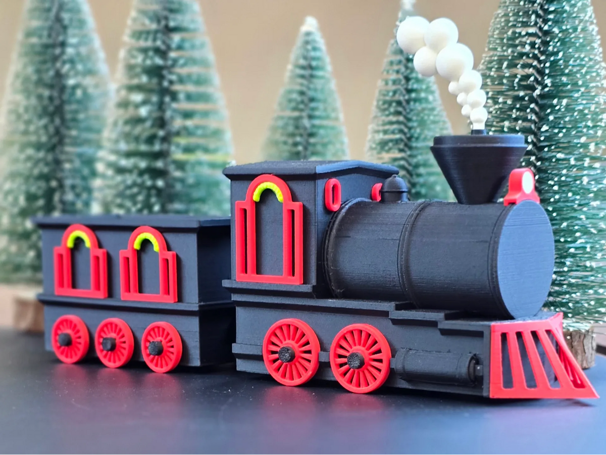 Express de Noël - Le train du pôle Nord - Maquette Print