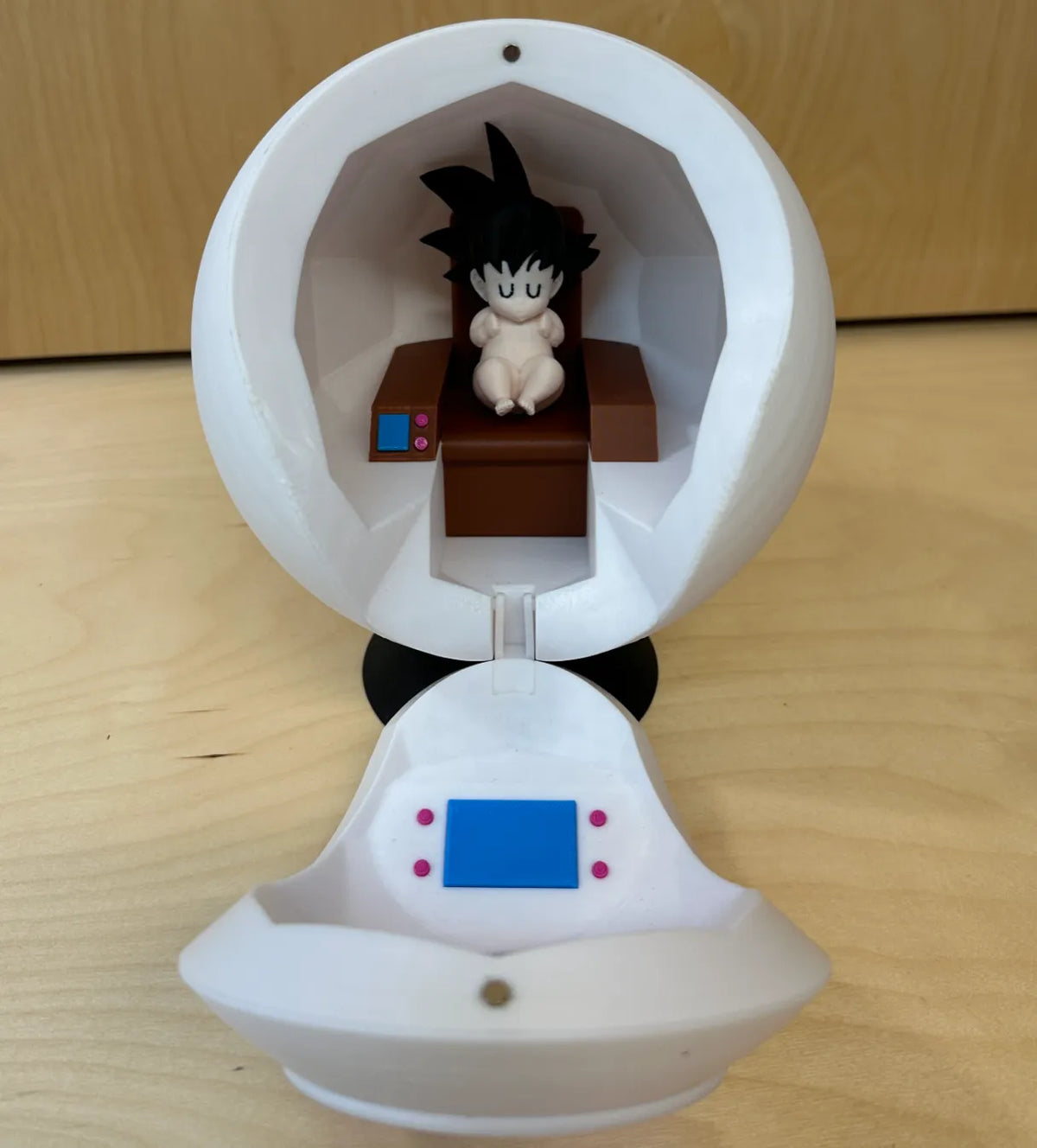 Le Vaisseau Spatial de Goku de Dragon Ball - Figurine Print