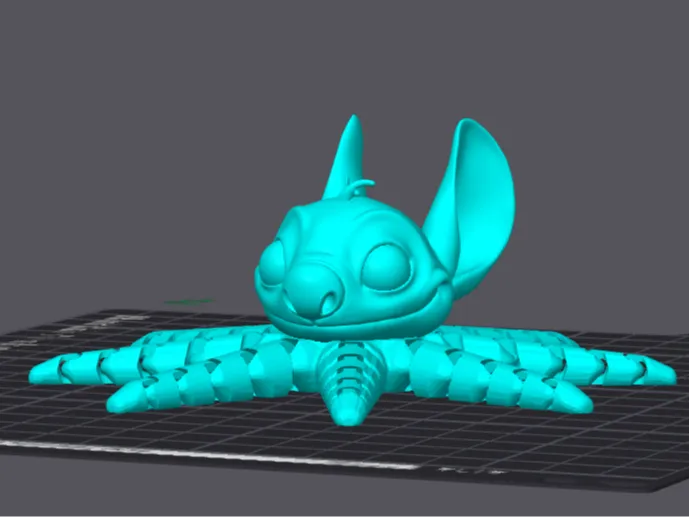 Stitch Flexi Pieuvre - Figurine Print
