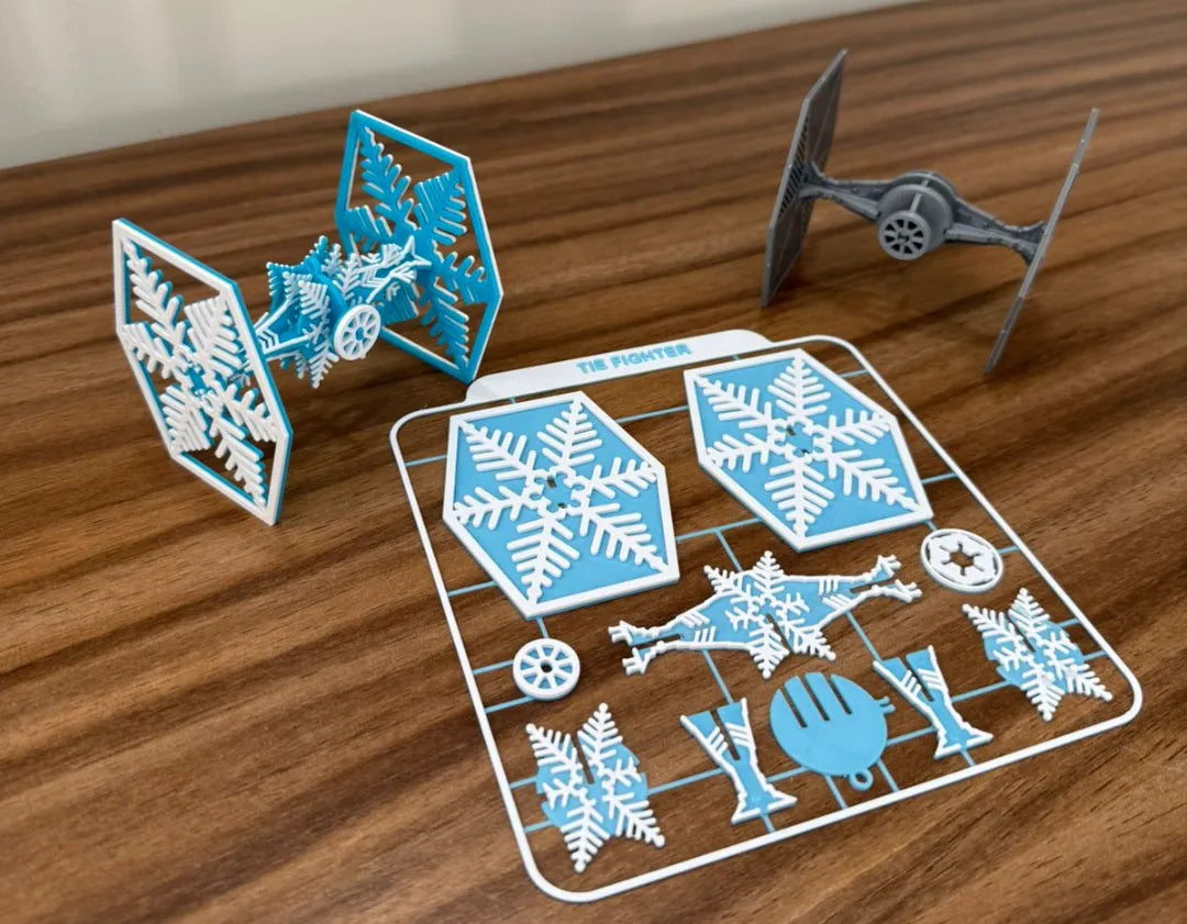 Kit flocon de neige chasseur TIE - Maquette Print