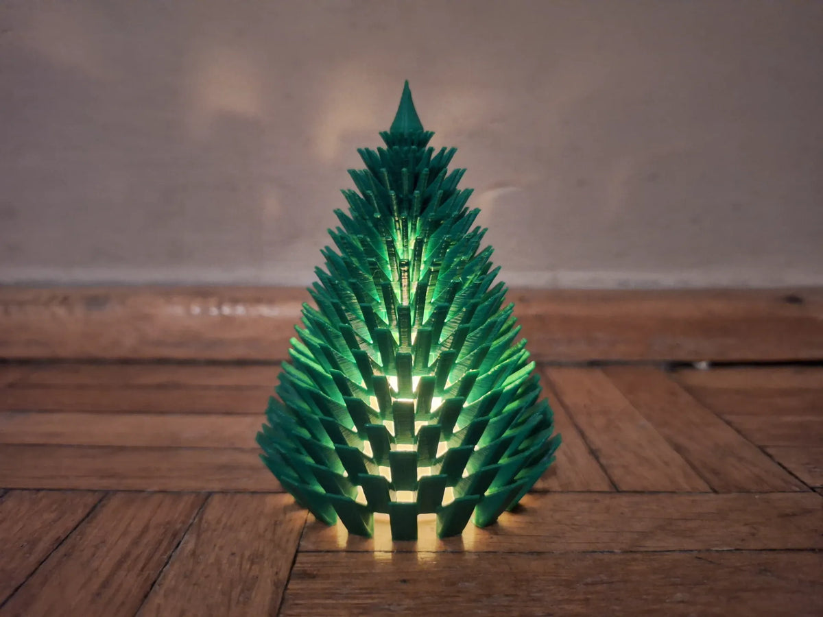 Sapin de Noël pour bougie chauffe-plat LED - Cadeau Print
