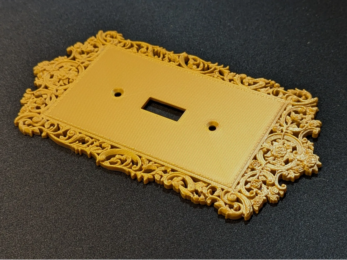 Plaque murale encadrée pour un seul interrupteur - Tech Print