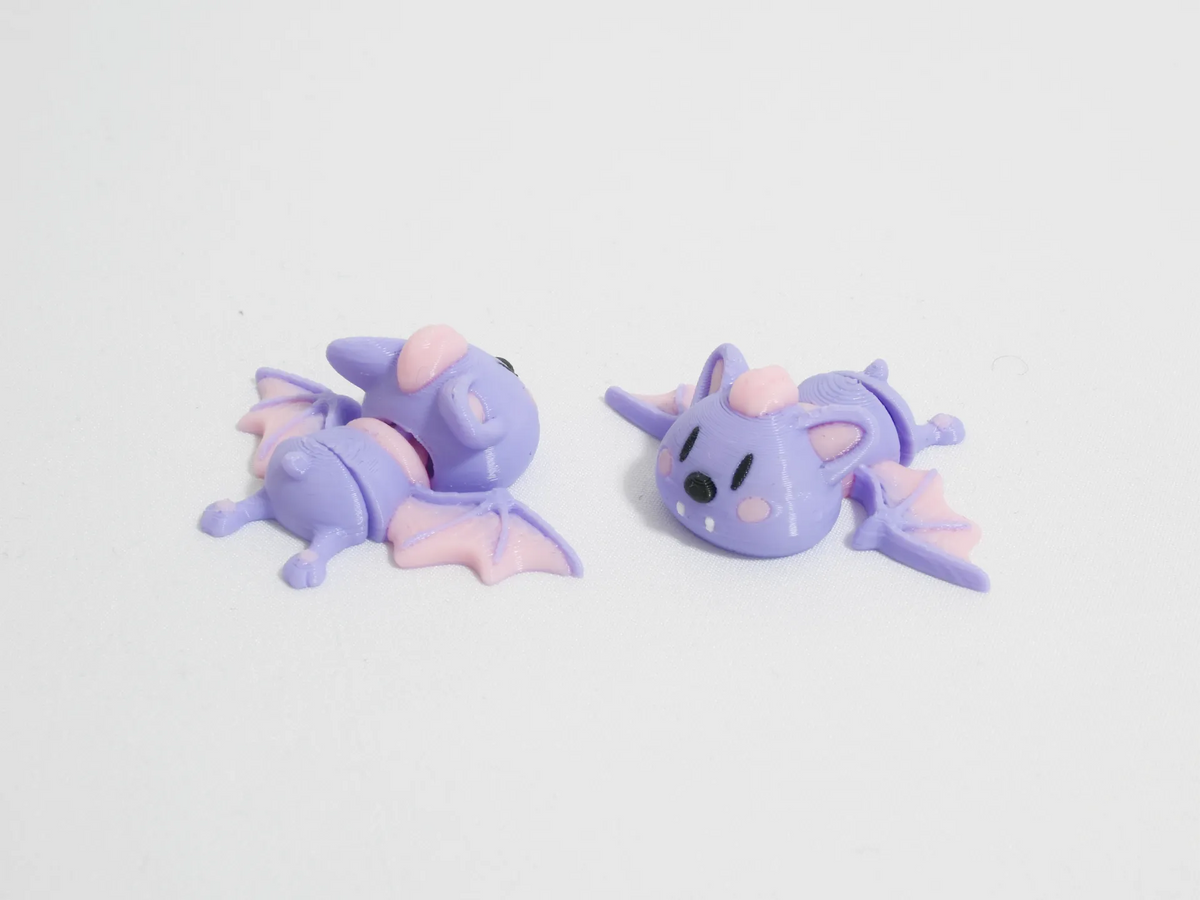 Petits animaux de poche articulés - Chauve-souris mignonne - Geek Print