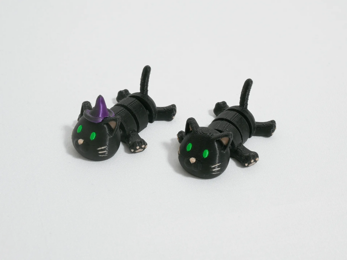 Animaux de Poche Articulés – Chat Noir - Geek Print