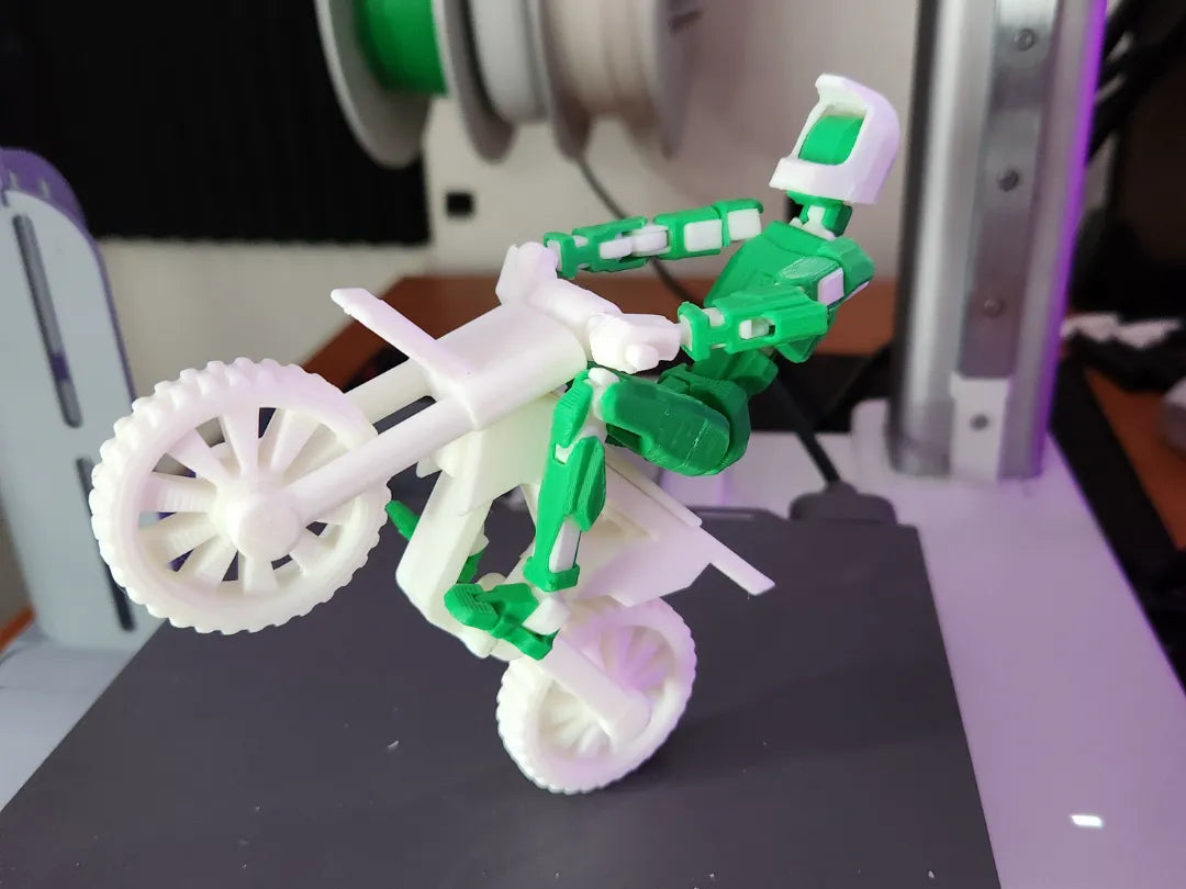 Motocross Dummy 13 sur une carte de kit - Auto Print