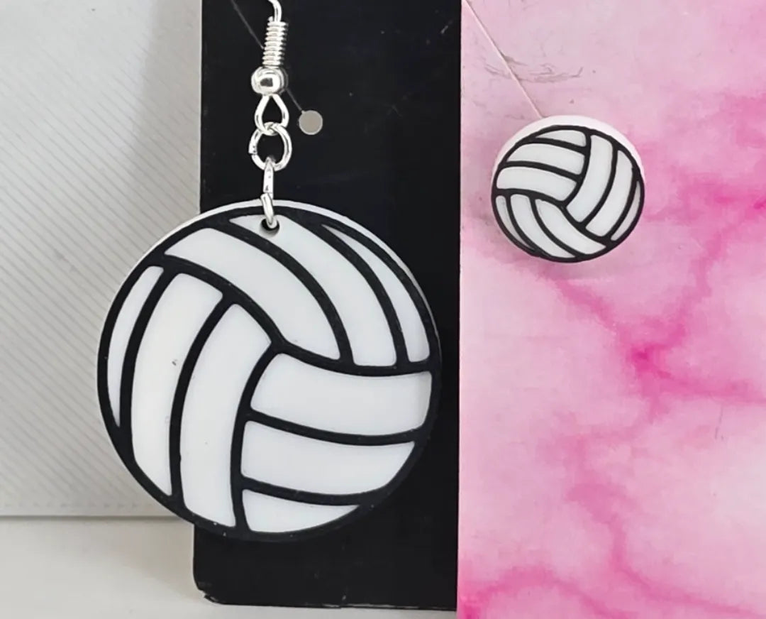 Boucles d'oreilles et créoles volley-ball Mises À JOUR - Bijoux Print