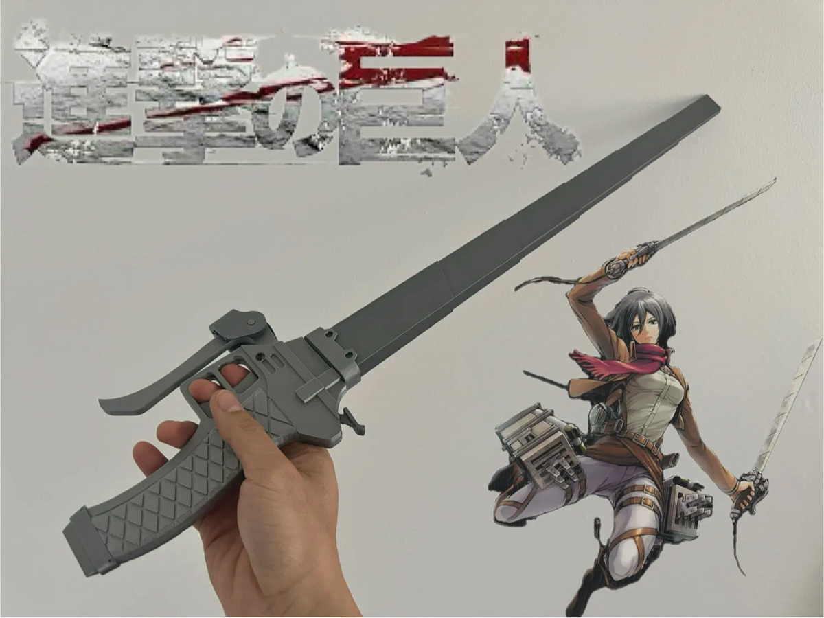 Épée extensible de l'équipement de mobilité tridimensionnelle de L'Attaque des Titans - Geek Print
