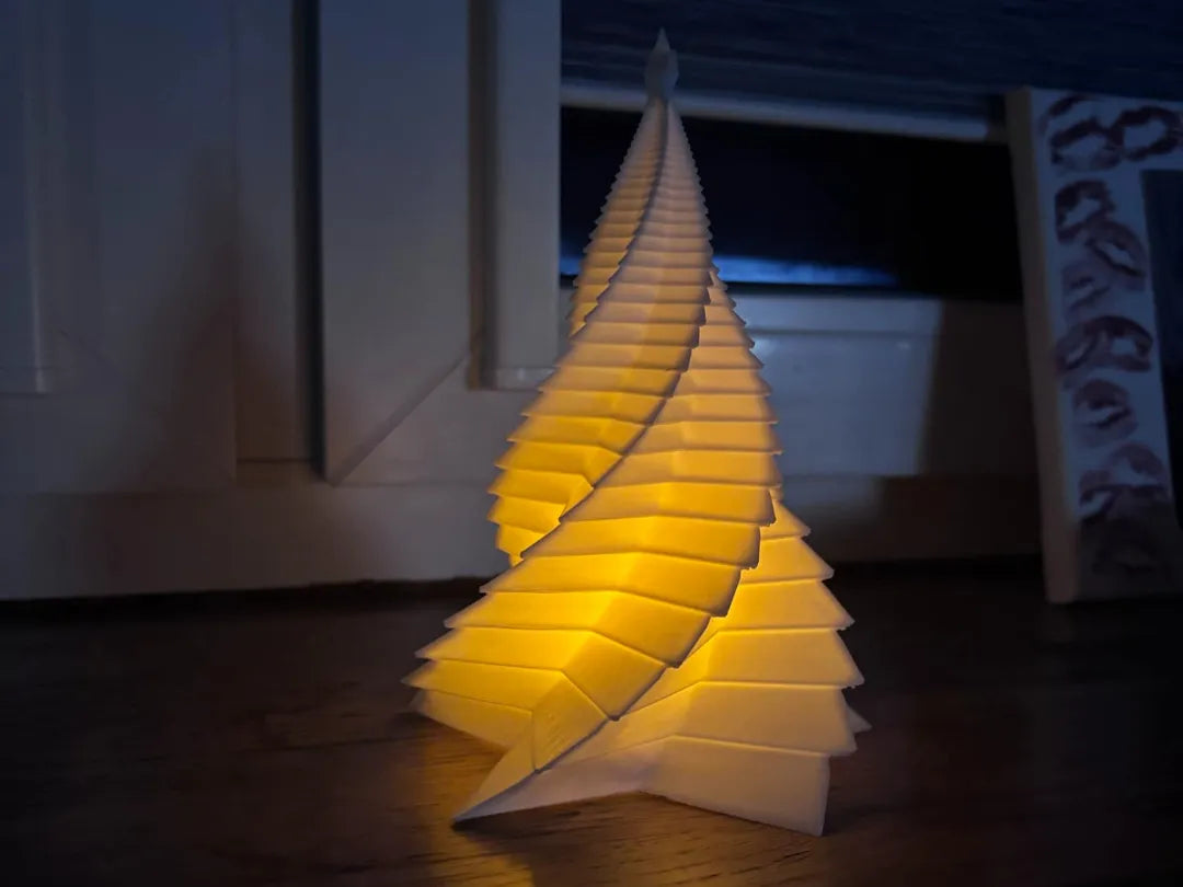 Sapin de Noël Tornade, Lanterne de Noël à LED - Outdoor Print