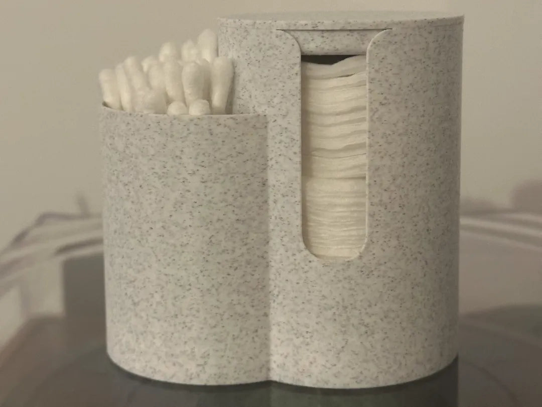 Rangement de Salle de Bain - Côtons-tiges et Disques - Beauté Print