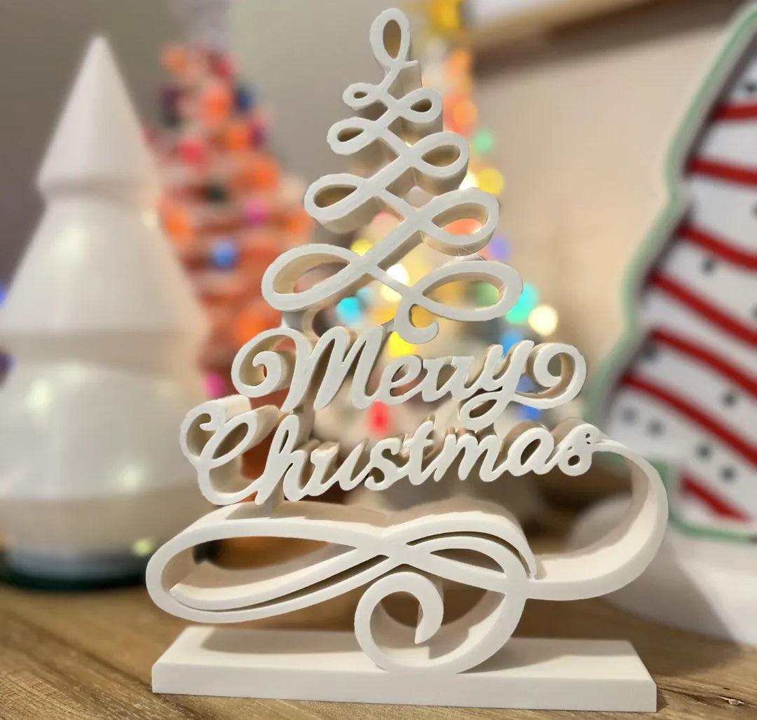 Décoration d'arbre de Noël en ruban - Fêtes Print