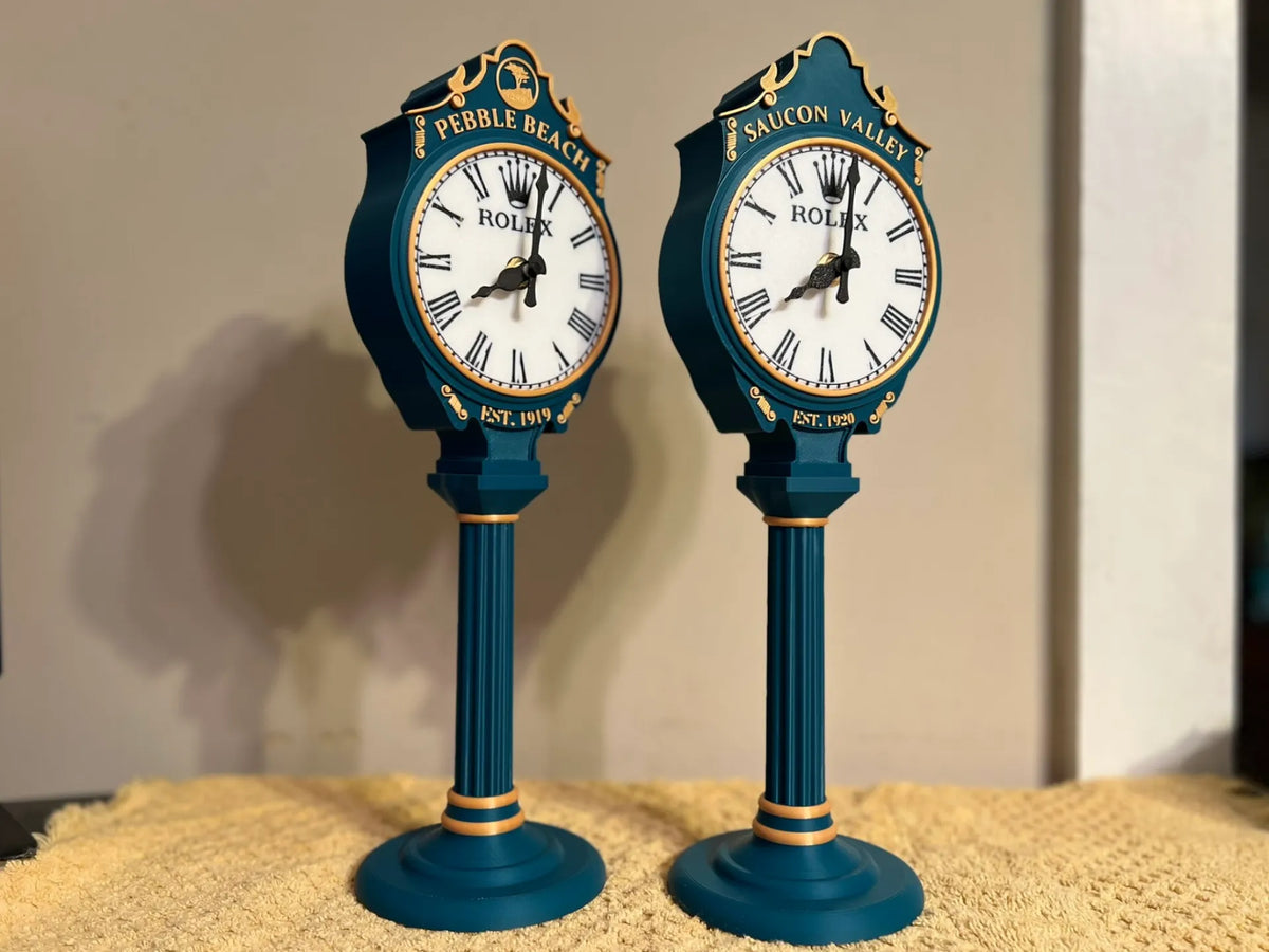 Horloge du terrain de golf de Pebble Beach - Maison Print