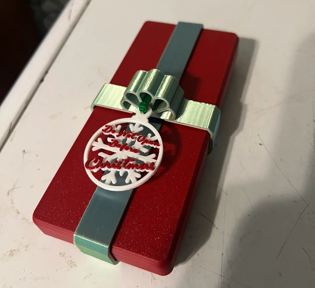 Boîte-cadeau verrouillable - Argent - Cadeau Print