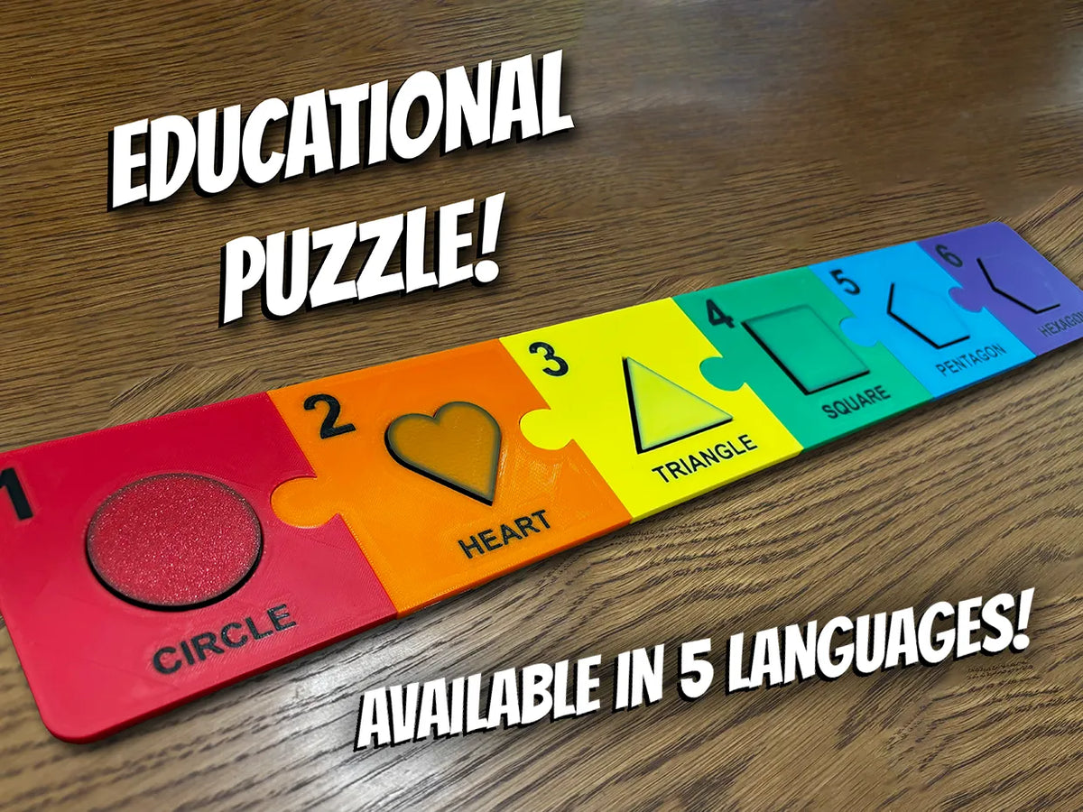 Puzzle éducatif – Couleur, nombres et formes - Bébé Print