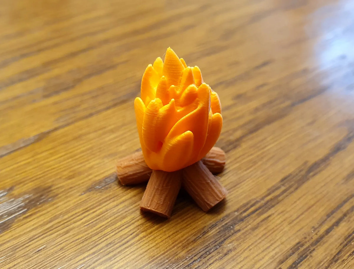 Petit feu de camp en bois - Outdoor Print