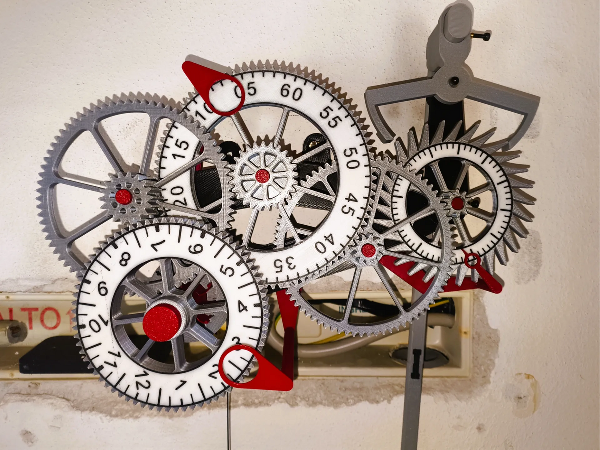 Horloge mécanique entièrement fonctionnelle - Maison Print