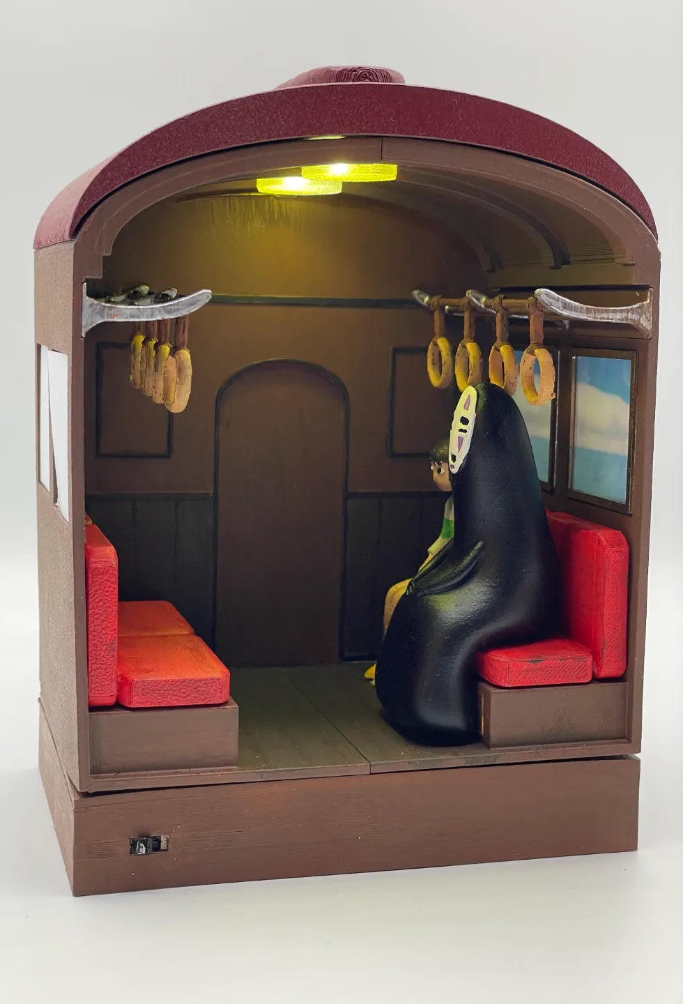 Diorama de bibliothèque du train Le Voyage de Chihiro - Maquette Print