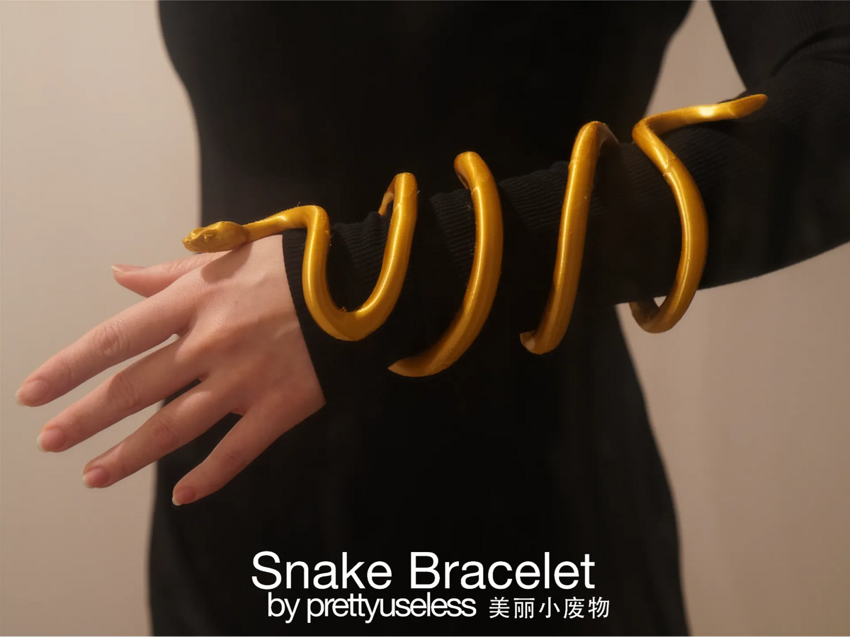 Bracelet Serpent par Prettyuseless - Bijoux Print