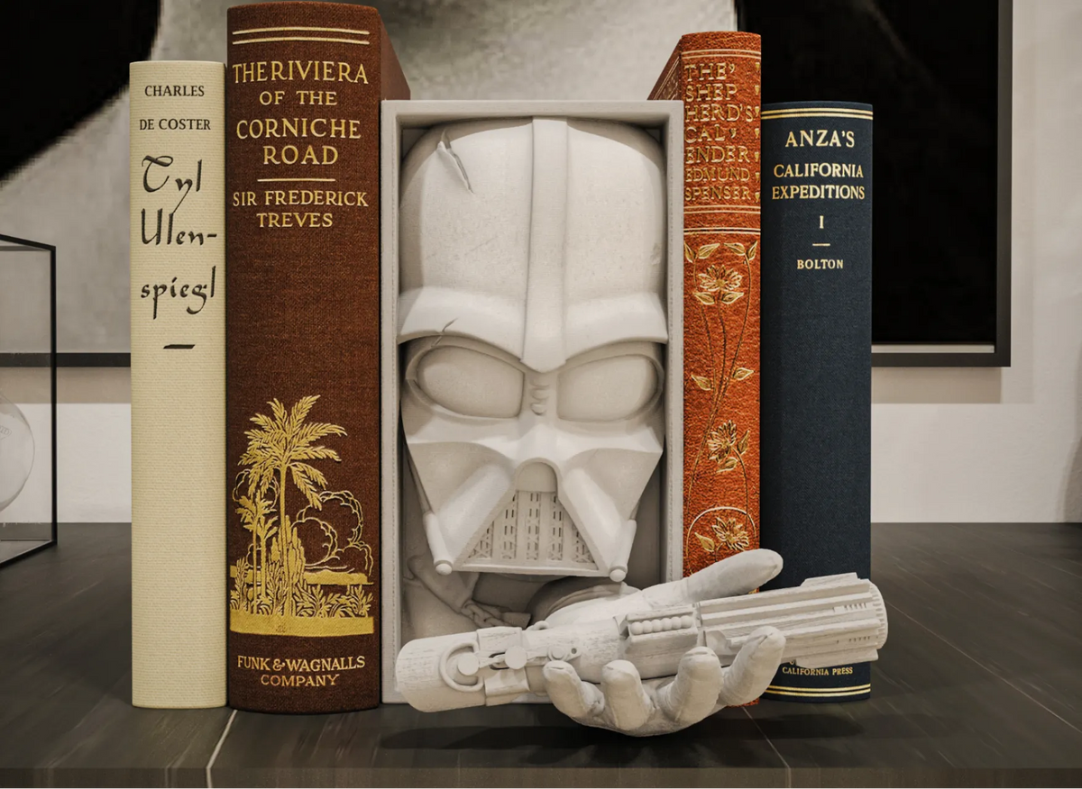 Nichoir et support mural Dark Vador - Maquette Print