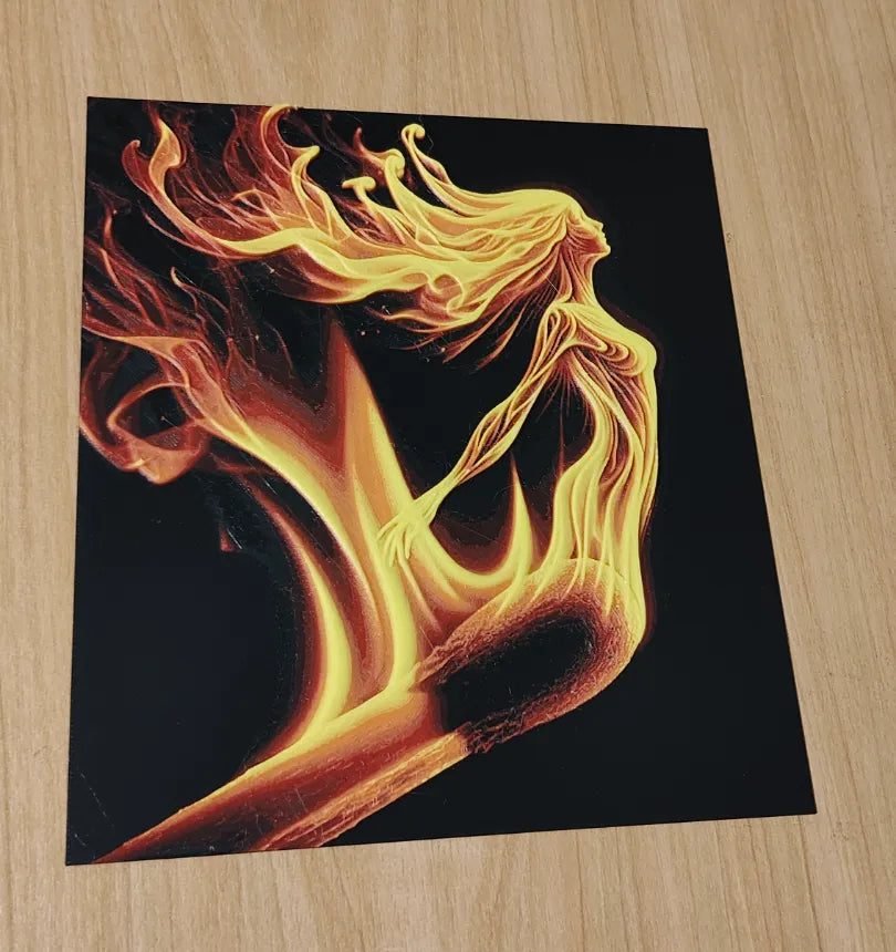 Dame Feu HueForge - Art Print