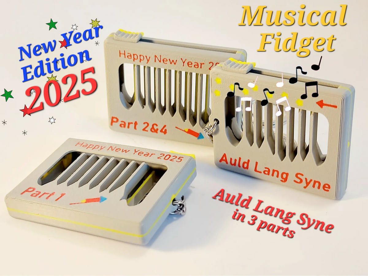 Objet manipulable musical (Édition Nouvel An) - Fêtes Print