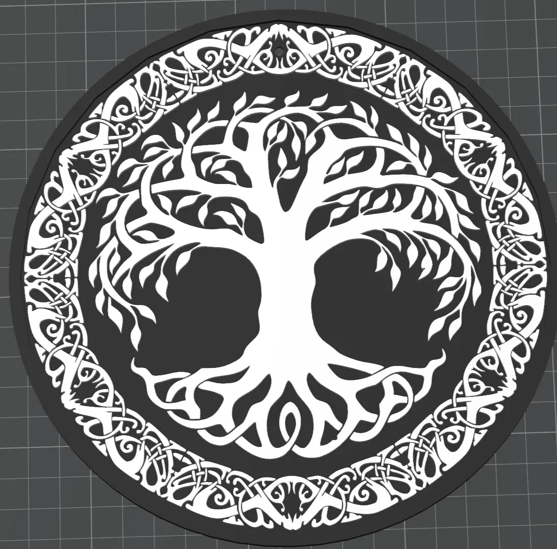 Arbre celtique de vie – modèle 2 - Art Print