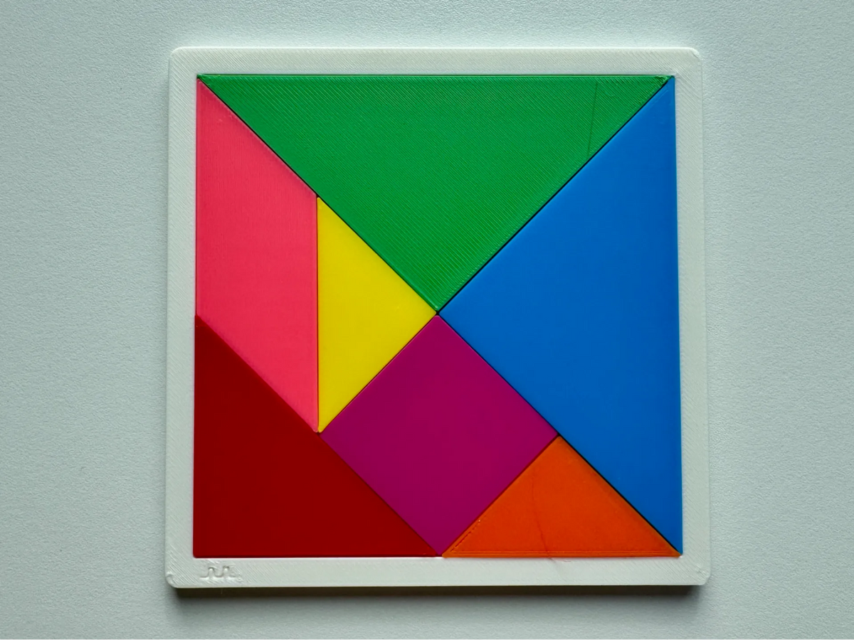 Tangram coloré - Bébé Print