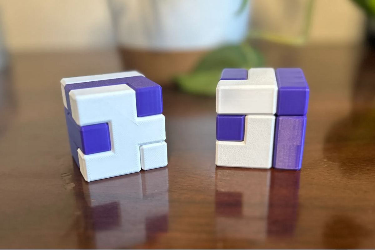 Cube de casse-tête impossible - Jeux Print