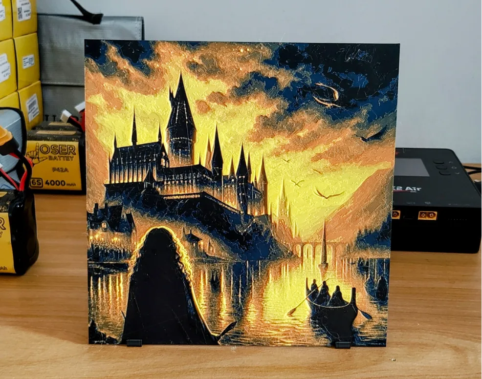 Coucher de soleil Harry Potter Hueforge - Geek Print