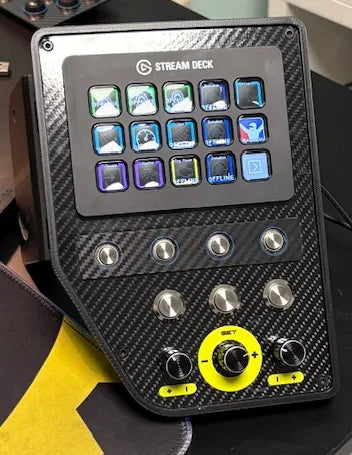 Boîtier de boutons Simracing avec Stream Deck MK1 ou MK2 - Tech Print