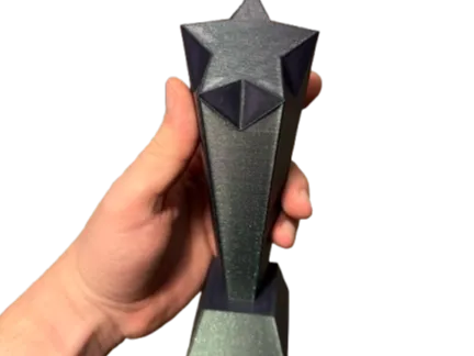 Trophée étoile 3D - Sport Print