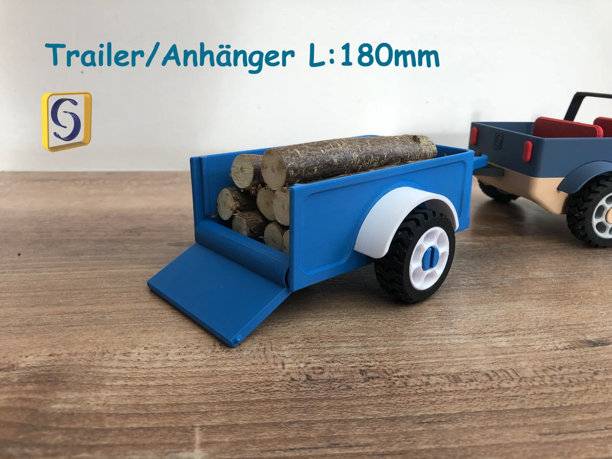 Remorque pour mon camion jouet - Maquette Print